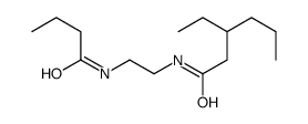 N-[2-(butanoylamino)ethyl]-3-ethylhexanamide结构式