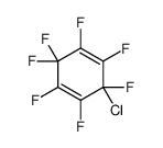 3-chloro-1,2,3,4,5,6,6-heptafluorocyclohexa-1,4-diene Structure