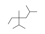 3-ethyl-2,3,5-trimethylhexane结构式