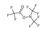 O-trifluoromethylsulfinylbis(trifluoromethyl)hydroxylamine结构式