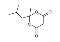 2-methyl-2-(2-methylpropyl)-1,3-dioxane-4,6-dione Structure