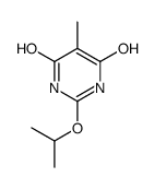 4-hydroxy-5-methyl-2-propan-2-yloxy-1H-pyrimidin-6-one结构式