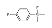 (4-bromophenyl)-fluoro-dimethylsilane结构式