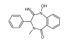 2-amino-1-hydroxy-4-methyl-3-phenyl-1,4-dihydro-benzo[e][1,4]diazepin-5-one Structure