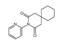 3-pyridin-2-yl-3-azaspiro[5.5]undecane-2,4-dione结构式