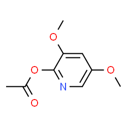 2-Pyridinol,3,5-dimethoxy-,acetate(ester)(9CI) structure