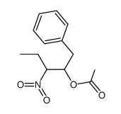 Acetic acid 1-benzyl-2-nitro-butyl ester Structure