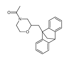 Morpholine,4-acetyl-2-(9,10-methanoanthracen-9(10H)-ylmethyl)结构式