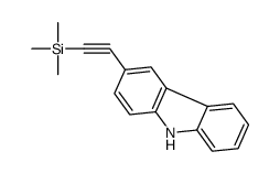 2-(9H-carbazol-3-yl)ethynyl-trimethylsilane Structure