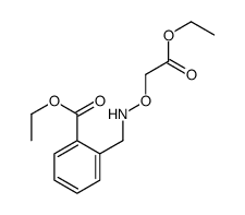 ethyl 2-[[(2-ethoxy-2-oxoethoxy)amino]methyl]benzoate结构式