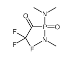 1-[bis(dimethylamino)phosphoryl]-2,2,2-trifluoroethanone结构式