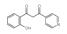 1-(2-hydroxyphenyl)-3-pyridin-4-yl-propane-1,3-dione Structure