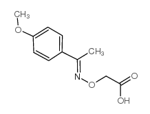1-(4-甲氧基苯基)乙基亚氨氧基乙酸结构式