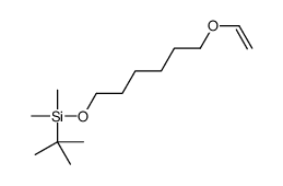 tert-butyl-(6-ethenoxyhexoxy)-dimethylsilane结构式