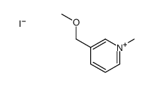 3-(methoxymethyl)-1-methylpyridin-1-ium,iodide Structure