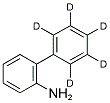 2-AMINOBIPHENYL-2',3',4',5',6'-D5结构式