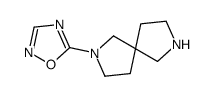 5-(2,7-diazaspiro[4.4]nonan-2-yl)-1,2,4-oxadiazole Structure