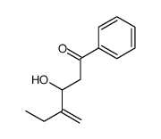 3-hydroxy-4-methylidene-1-phenylhexan-1-one结构式