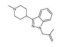 3-(1-methylpiperidin-4-yl)-1-(2-methylprop-2-enyl)indazole Structure