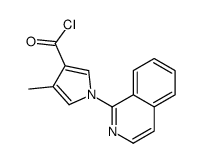 1-isoquinolin-1-yl-4-methylpyrrole-3-carbonyl chloride Structure