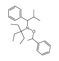 1-{1-[(1,1-diethylpropyl)(1-1-phenylethoxy)amino]-2-methylpropyl}benzene结构式