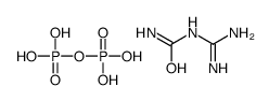 diphosphoric acid, compound with (aminoiminomethyl)urea (1:4)结构式