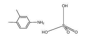 3,4,3',4'-tetramethyldianilinium sulfate Structure