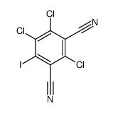 2,4,5-trichloro-6-iodobenzene-1,3-dicarbonitrile Structure