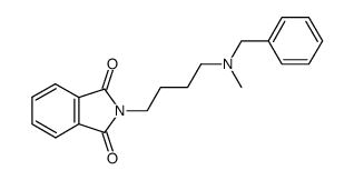 N-[4-(benzyl-methyl-amino)-butyl]-phthalimide结构式