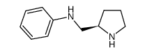 (R)-(-)-2-(苯氨基甲基)吡咯烷结构式