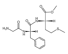 glycyl-L-phenylalanyl-L-methionyl methyl ester结构式