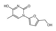 1-[5-(hydroxymethyl)furan-2-yl]-5-methylpyrimidine-2,4-dione Structure