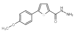 5-(4-METHOXYPHENYL)-2-THIOPHENECARBOHYDRAZIDE structure