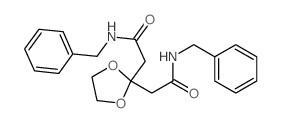 1,3-Dioxolane-2,2-diacetamide,N2,N2-bis(phenylmethyl)-结构式