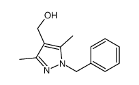(1-benzyl-3,5-dimethylpyrazol-4-yl)methanol结构式