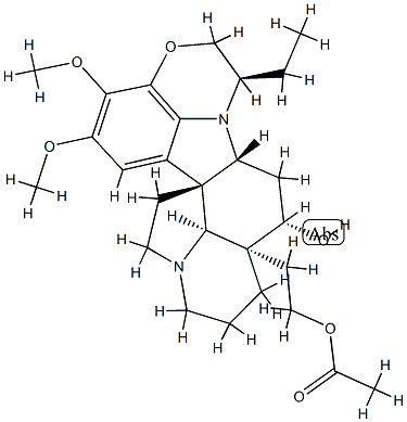 22α-Ethyl-15,16-dimethoxy-25-acetyl-4,25-secoobscurinervan-4β-ol结构式