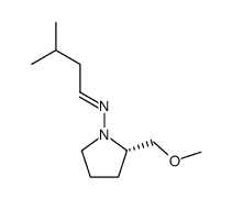 (S,E)-N-(2-(methoxymethyl)pyrrolidin-1-yl)-3-methylbutan-1-imine Structure