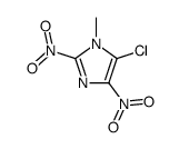 5-chloro-1-methyl-2,4-dinitroimidazole结构式