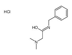 N-benzyl-2-(dimethylamino)acetamide,hydrochloride Structure