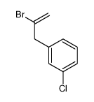 2-Bromo-3-(3-chlorophenyl)prop-1-ene结构式