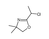 2-(1-chloroethyl)-4,4-dimethyl-5H-1,3-oxazole结构式