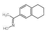 (1E)-1-(5,6,7,8-四氢萘-2-基)乙酮肟结构式