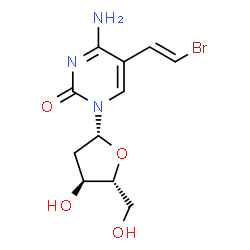 5-(2-bromovinyl)-2'-deoxycytidine结构式