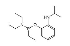 o-(isopropylamino)phenyl triethylphosphonoamidite Structure