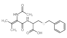 L-Cysteine,N-(N-acetyl-2,3-didehydrovalyl)-S-(phenylmethyl)- (9CI) picture