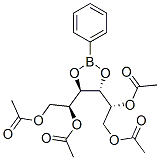 3-O,4-O-(Phenylboranediyl)-D-glucitol 1,2,5,6-tetraacetate结构式