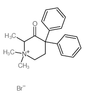 1,1,2-trimethyl-4,4-diphenyl-5,6-dihydro-2H-pyridin-3-one structure