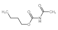 Carbamic acid, acetyl-,butyl ester (7CI,9CI) Structure