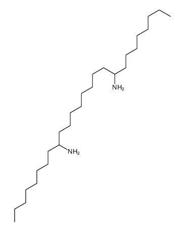 hexacosane-9,18-diamine Structure