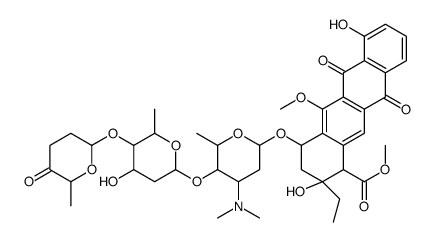 6-O-methylaclacinomycin结构式